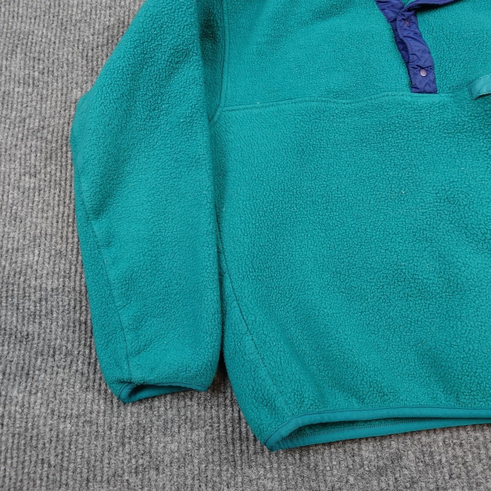 Vintage Patagonia Synchilla Snap-T Fleece Pullover Mens Small Green Teal USA - Picture 3 of 10